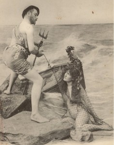 Girl in fishnets